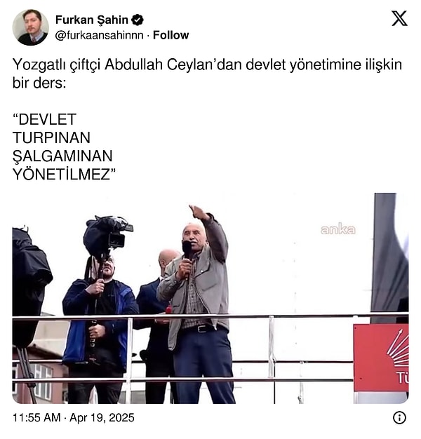 Ceylan'ın sözleri X'te gündem oldu, destek yağdı. İşte o yorumlar 👇