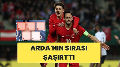 Hakan Çalhanoğlu'nun En Yetenekli Gençler Listesinde Arda'nın Sırası Şaşırttı