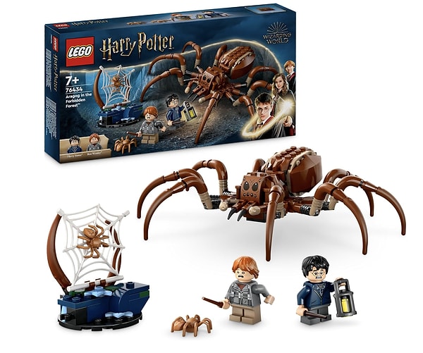 5. Harry Potter hayranlarına müjde! LEGO® Harry Potter Aragog Yasak Ormanda 76434, Harry Potter ve Ron Weasley minifigürleri ile Amazon'da indirimde.