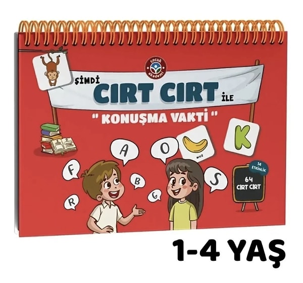 13. Çocuk Akademi Şimdi Cırt Cırt Ile Konuşma Vakti Etkinlik Kitabı