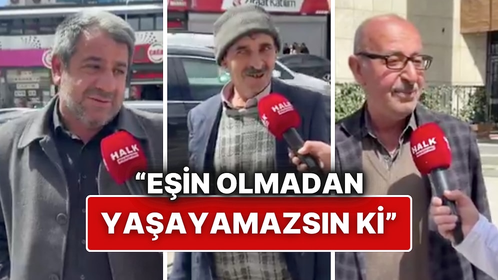 Sokak Röportajında Vatandaşlar "Eşinize Kalbinizi Verir misiniz?" Sorusunu Cevapladı