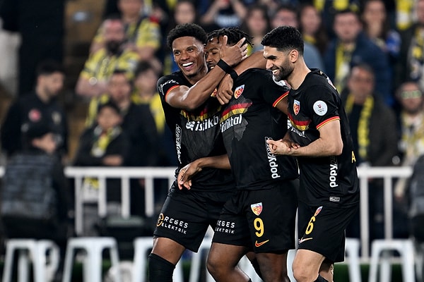 Kayserispor iki kez öne geçti. Görseli