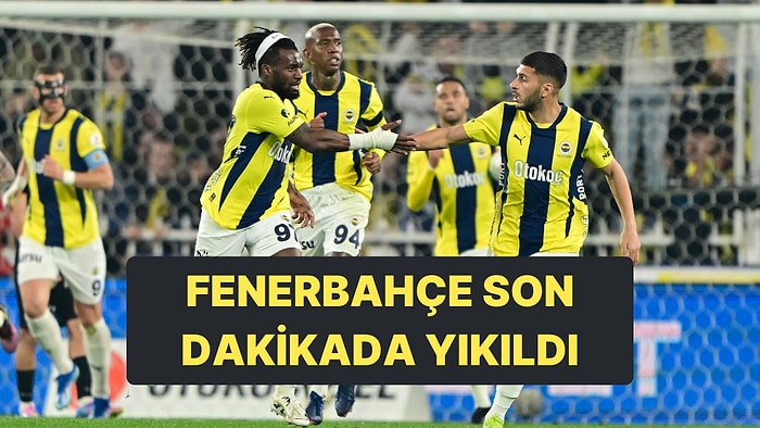 Fenerbahçe Zorlandığı Maçta Kayserispor'un Son Dakika Golüne Engel Olamadı: 3-3