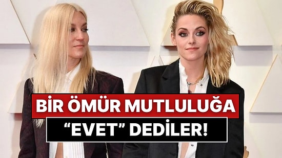 Alacakaranlık Serisinin "Bella"sı Kristen Stewart ile Nişanlısı Dylan Meyer Evlendi