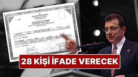 Ekrem İmamoğlu’nun Diploma İptalinde Yeni Gelişme: Diploması İptal Edilen 28 Kişi İfadeye Çağırıldı