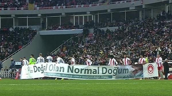 Geçtiğimiz hafta taşınan pankartın etkileri sürüyor.