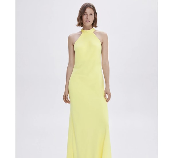 Mango Halter Yaka Açık Sırtlı Elbise Görseli