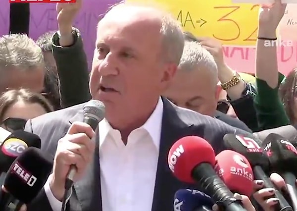 Muharrem İnce'nin dikkat çeken açıklamaları şu şekildeydi: