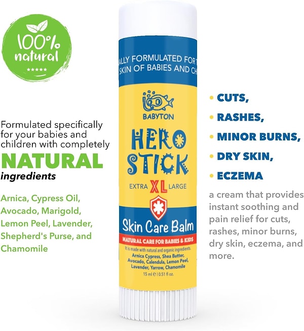 1. Influencer annelerin favorisi olan ürünlerden biri Babyton XL Hero Stick!