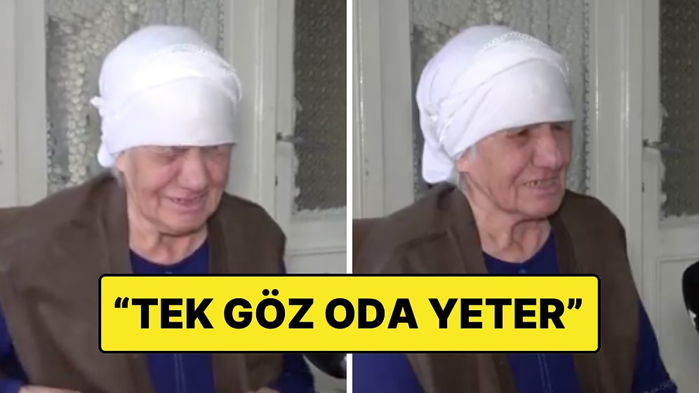 Görme Engelli Emine Teyze Gözyaşlarıyla Yardım İstedi:  “Tek Göz Oda Yeter”