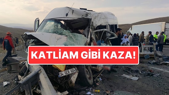 Van’da Kamyon ile Yolcu Minibüsü Çarpıştı: 6 Kişi Hayatını Kaybetti