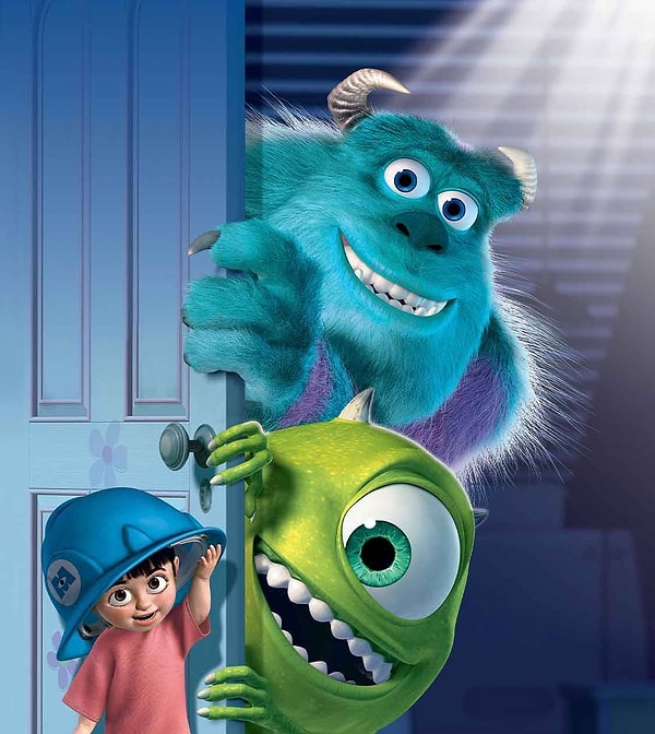 1. Sevimli Canavarlar (Monsters, Inc.) – 2001 Görseli