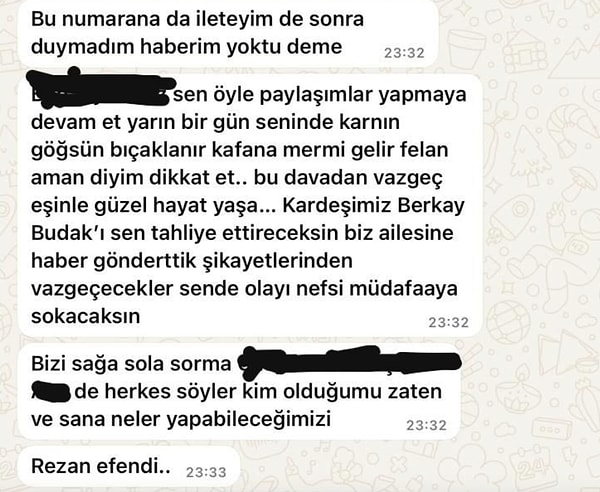Epözdemir'in paylaştığı mesajlar şöyle;