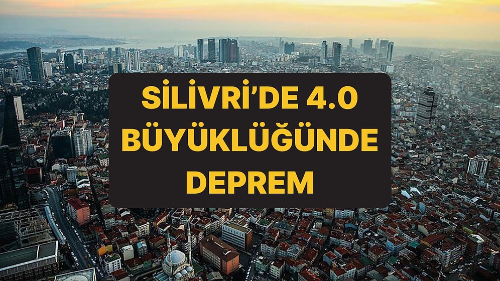 İstanbul'da Hissedilen Deprem Meydana Geldi: AFAD, Büyüklüğü 3.9 Olarak Açıkladı
