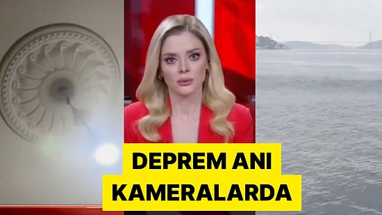 Boğazda Dalgalar, Canlı Yayında Panik... 6.2 Büyüklüğündeki Deprem Anında Yaşananlar