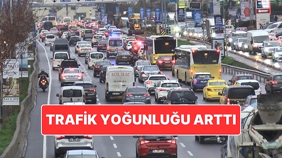 İstanbul’da Deprem: Deprem Sonrası Trafik Yoğunluğu Arttı