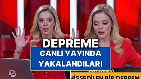 CNN Türk Canlı Yayında Depreme Yakalandı: "Çok Şiddetli Oluyor"