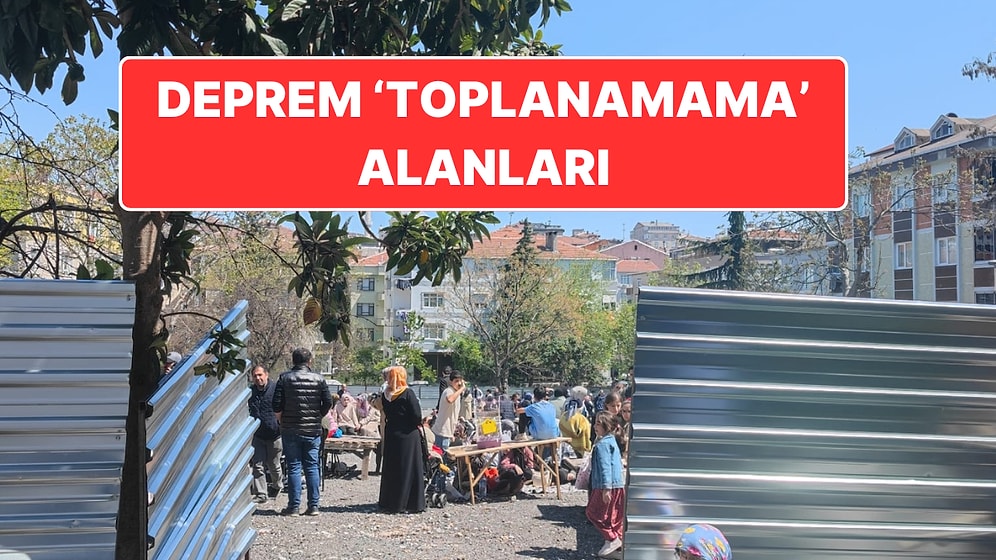 Vatandaşlar Boş Yer Bulamadı: Deprem Toplanma Alanları Hep Dolmuş