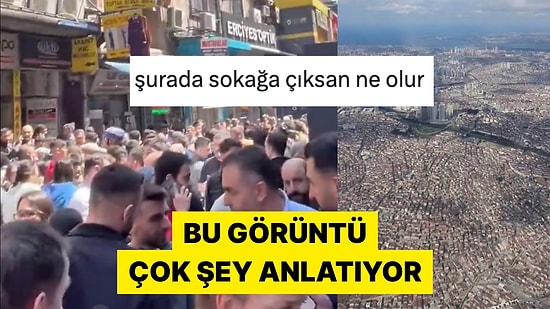 Depremde Kendini Sokağa Atan Vatandaşın Yoğunluğu Sosyal Medyanın Gündeminde