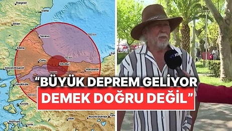 Deprem Bilimci Prof. Dr. Şener Üşümezsoy: "Büyük Deprem Geliyor Demek Doğru Değil"