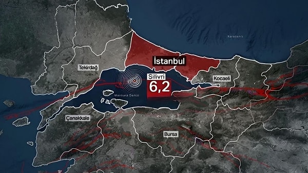 İstanbul’da bugün öğle saatlerinde 6.2 büyüklüğünde deprem meydana geldi.