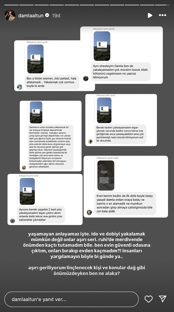 Instagram DM kutusu da tepkiyle dolunca ateş püskürdü, "Yaşamayan anlayamaz" dedi.