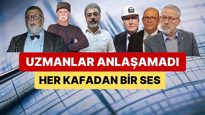Depremin Ardından Gözlerin Çevrildiği Uzmanlar Ortak Bir Görüşte Birleşemedi