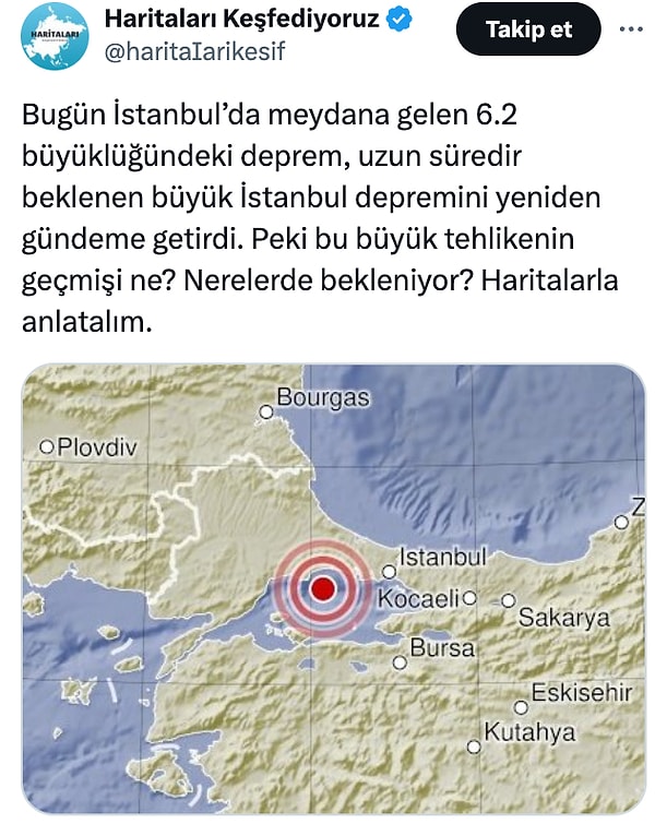 Beklenen büyük İstanbul depremi hakkında Haritaları Keşfediyoruz hesabından yapılan flood şu şekilde 👇