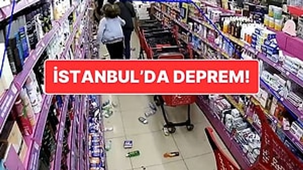 İstanbul'da hissedilen şiddetli bir deprem meydana geldi. Deprem Bursa, Çanakkale, Tekirdağ'dan da hissedildi.