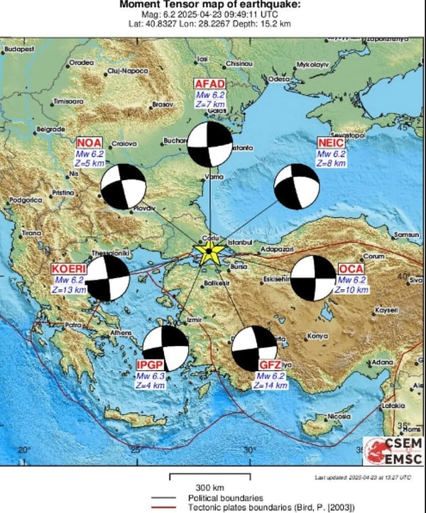 Raporun yayınlandığı saate kadar bölgede 120'den fazla deprem oldu bunların 60'ı hissedilir şekildeydi. 6.2'lik depremi takiben deniz seviyesinde küçük bir değişiklik gözlemlendiği ve bunun tsunami değil depremin etkisiyle denizdeki dalgalanma olduğu açıklandı.