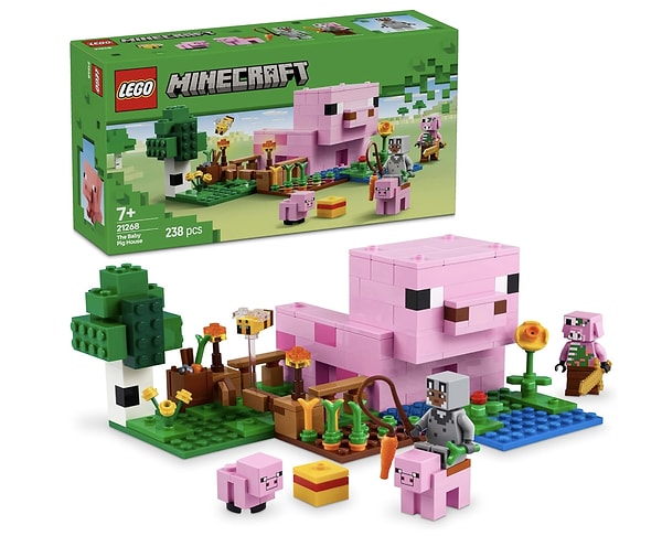 3. Amazon Fırsatı: LEGO Minecraft Yavru Domuz Evi