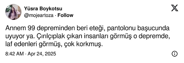 "Laf edenleri görmüş."