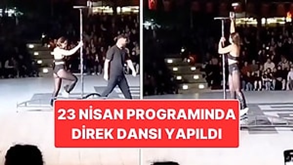 Balıkesir’in Altıeylül Belediyesi’nin düzenlediği 23 Nisan Ulusal Egemenlik ve Çocuk Bayramı programında direk dansının yapılması gündem olmuştu.