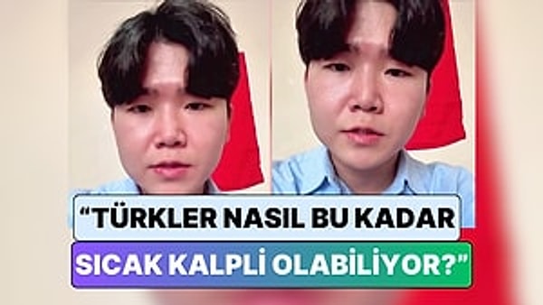 İstanbul'da yaşayan bir Koreli de depreme yakalandı. Depremin hemen ardından sokakta oluşan dayanışma, Koreli genci oldukça şaşırttı.