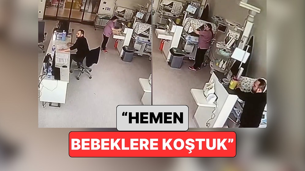 İstanbul'daki Depreme Hastanede Yakalanan İki Hemşire Yoğun Bakımdaki Bebeklerin Başından Ayrılmadı