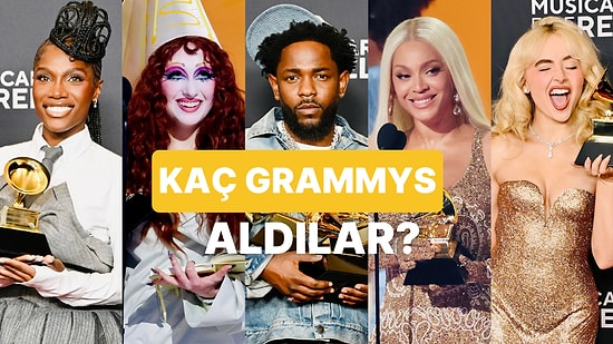 Bu Şarkıcıların Kaç GRAMMY Ödülü Olduğunu Tahmin Edebilecek misin?