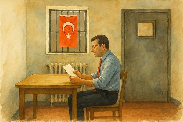 Ekrem İmamoğlu, tutuklu bulunduğu Silivri'deki Marmara Cezaevi'nden bir mesaj paylaştı. İmamoğlu’nun sosyal medya hesabından paylaşılan mesajda şu ifadelere yer verildi: Görseli