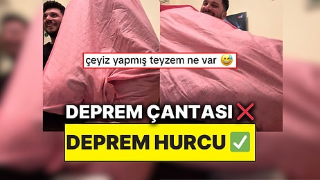 İstanbul’daki Sarsıntıların Ardından Deprem Çantası Yerine Deprem Hurcu Hazırlayan Yurdum İnsanı