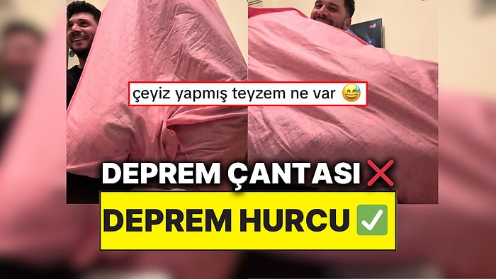 İstanbul’daki Sarsıntıların Ardından Deprem Çantası Yerine Deprem Hurcu Hazırlayan Yurdum İnsanı