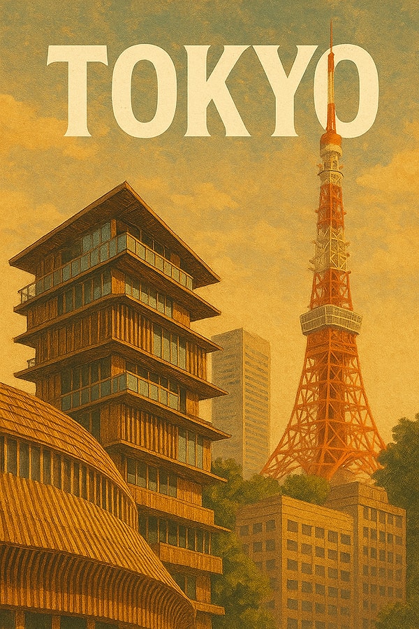 9. Tokyo – Zen ve Neon Arasında Bir Mimarî Yolculuk