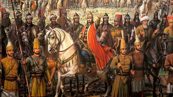 2. Osmanlı Devleti'nin devlet armasında hangisinin resmi yoktur?