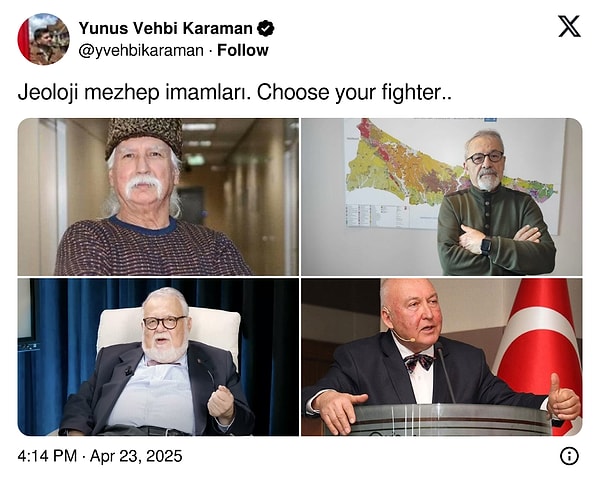 Jeolojik mezhepler de doğdu.