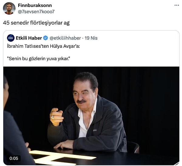 İlginç bir ilişki...