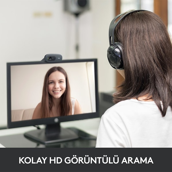 13. Logitech C270 HD Mikrofonlu Webcam