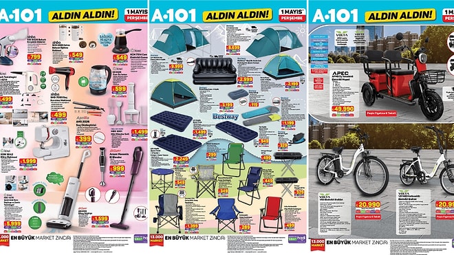A101'e APEC APM5 Üç Tekerlekli Elektrikli Moped Geliyor! 1 Mayıs 2025 A101 Aldın Aldın Kataloğu