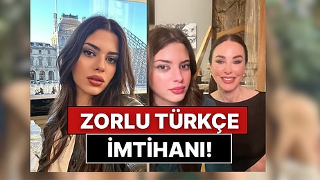 Türkçe Kelimeleri Doğru Telaffuz Edemeyişiyle Gündem Olan Derin Talu'ya Defne Samyeli'den Zorlu İmtihan!