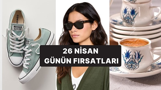 Bugün İndirimde Neler Var? Ray-Ban Güneş Gözlüklerinden Converse Modellerine 26 Nisan 2025 Günün Fırsatları
