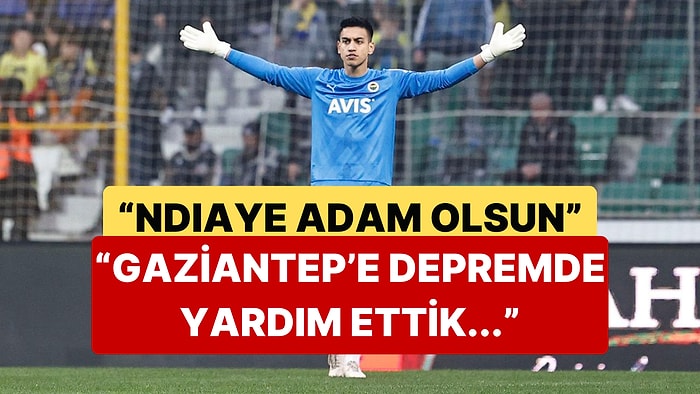 Fenerbahçe Kalecisi İrfan Can Eğribayat, Maçın Ardından Sert Açıklamalar Yaptı