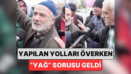 Sokak Röportajı'nda Yapılan Yolları Öven Vatandaş "200 TL'ye Yağ Alabiliyor musun?" Sorusunu Duyunca Kaçtı