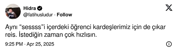 Yetmedi, Hidra; Sagopa Kajmer'i X hesabından hedef alarak,